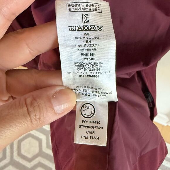 Patagonia Hooded Parka Coat Jacket in Carmine Red S NWOT - Picture 12 of 14